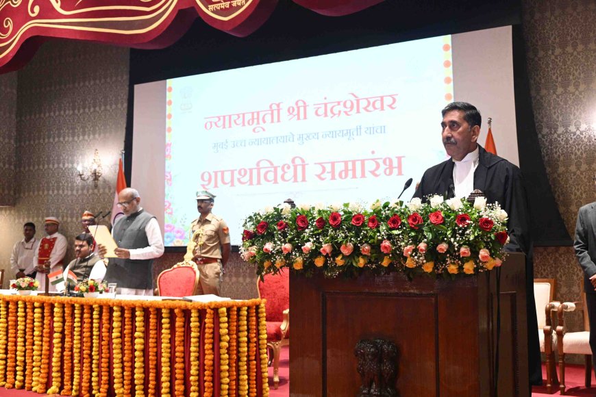 न्या. चंद्रशेखर यांनी घेतली मुख्य न्यायमूर्ती पदाची शपथ