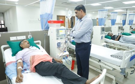 राज्यातील सर्वात मोठ्या 50 बेड्स क्षमतेच्या नमुंमपा डायलिसीस सेंटरची आयुक्त डॉ.कैलास शिंदे यांनी केली पाहणी